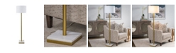 Crestview Evolution by Collection Dilon Marble Floor Lamp